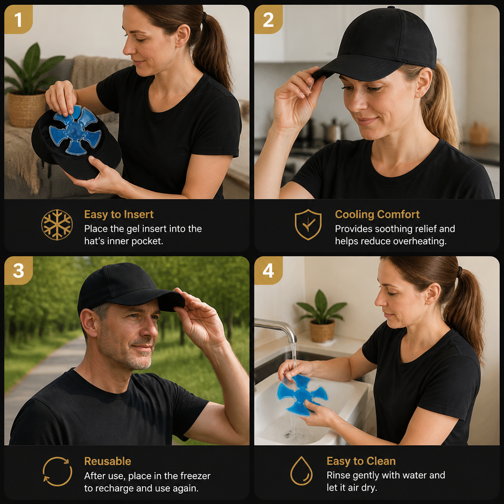 Cooling Cap Ice Pack Insert