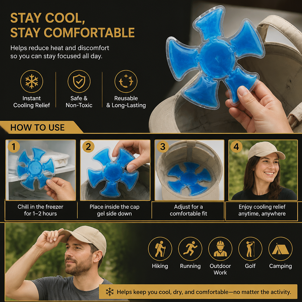 Cooling Cap Ice Pack Insert