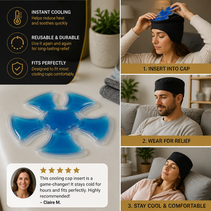 Cooling Cap Ice Pack Insert