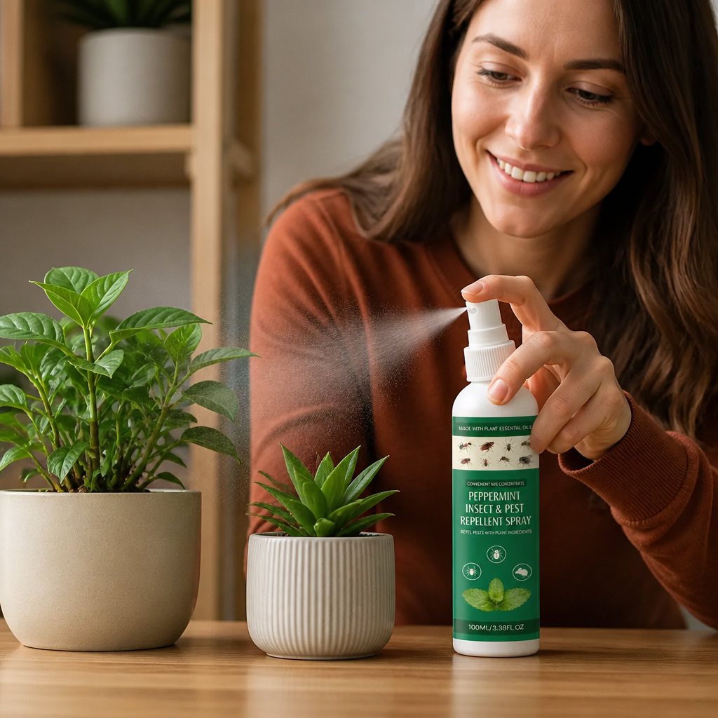 Peppermint Oil Insect & Pest Repellent Spray – For Home & Garden
