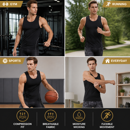Compression Tank Top for Men, Perfect for Training