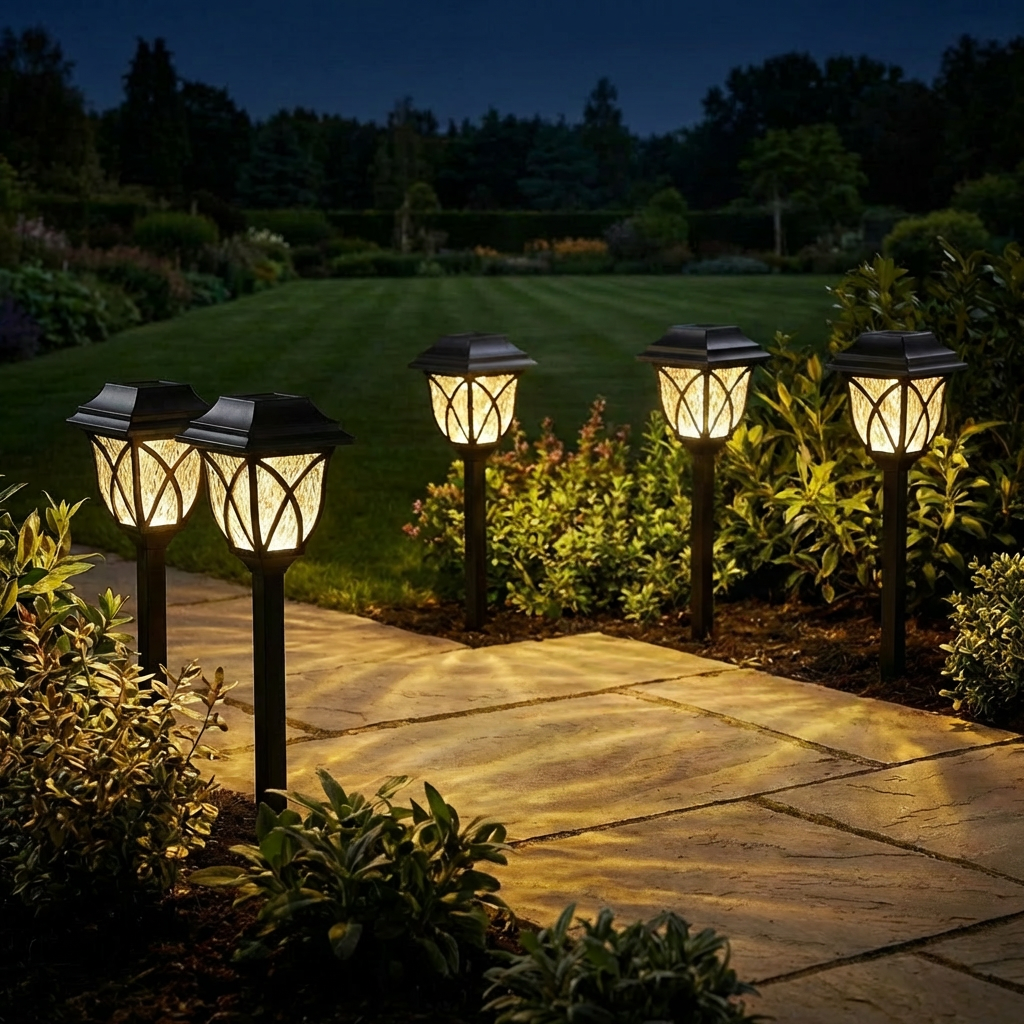 Solar LED Pathway Lights – Weatherproof Outdoor Garden Lighting