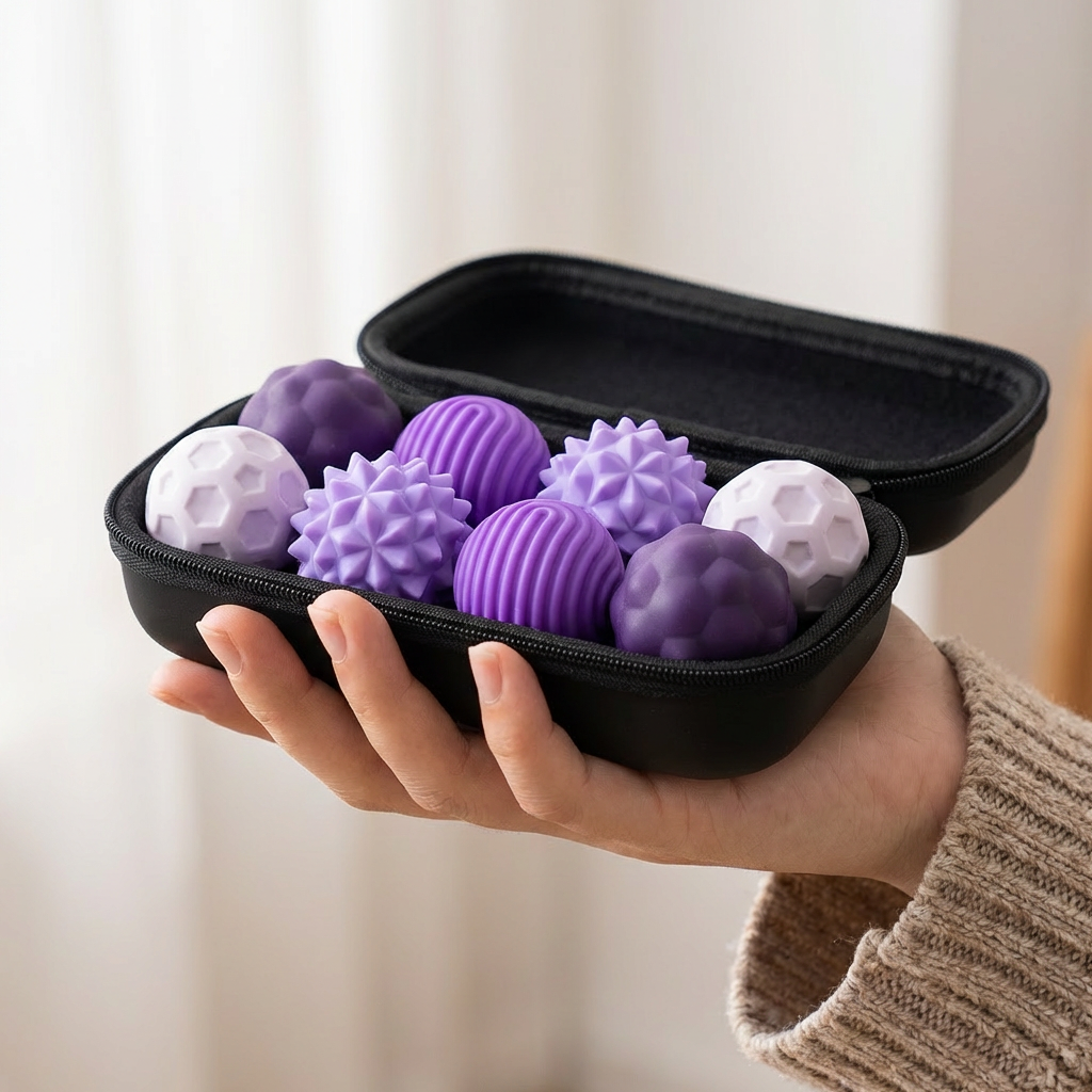 Magnetic Silicone Balls – Sensory Fidget Toy for Stress Relief and Relaxation