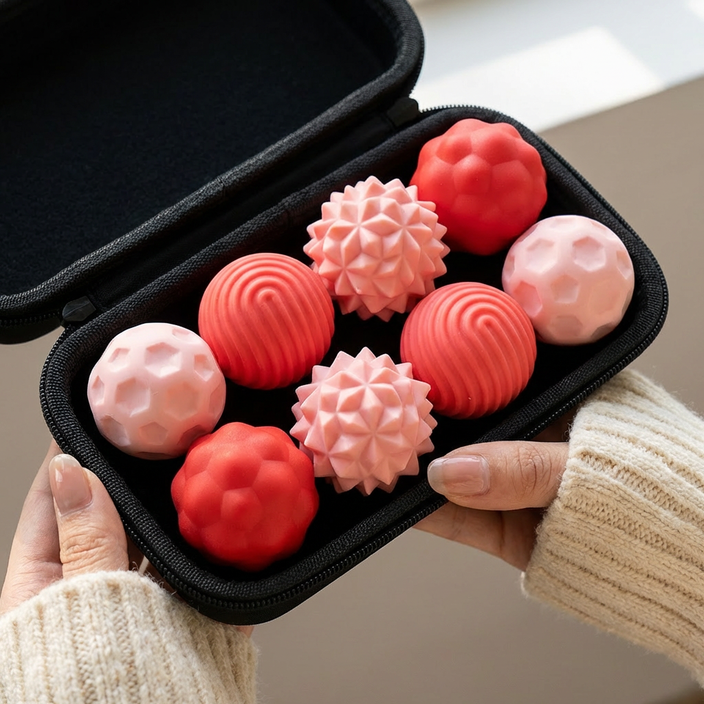 Magnetic Silicone Balls – Sensory Fidget Toy for Stress Relief and Relaxation