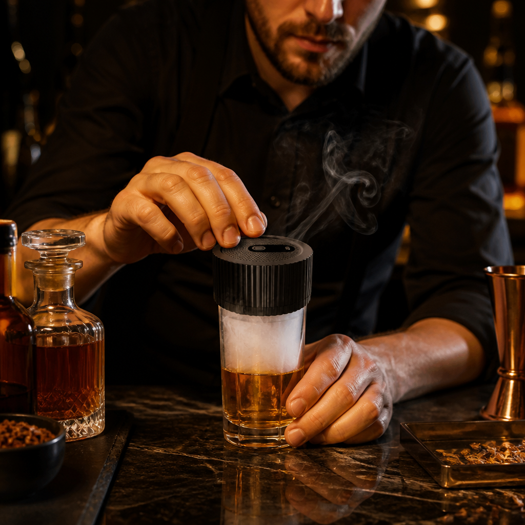 Electric Cocktail Smoker Kit - Rechargeable