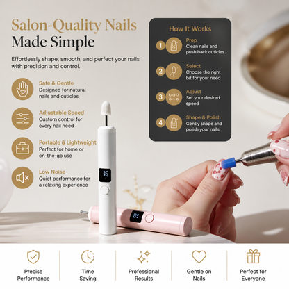 Professional Electric Nail Drill Kit