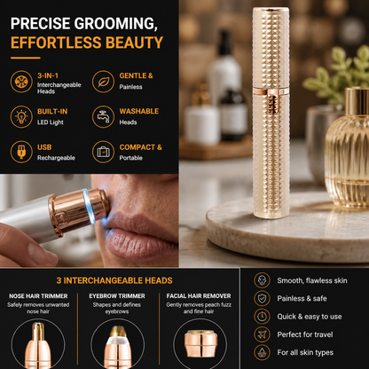 3-in-1 Precision Electric Beauty Trimmer