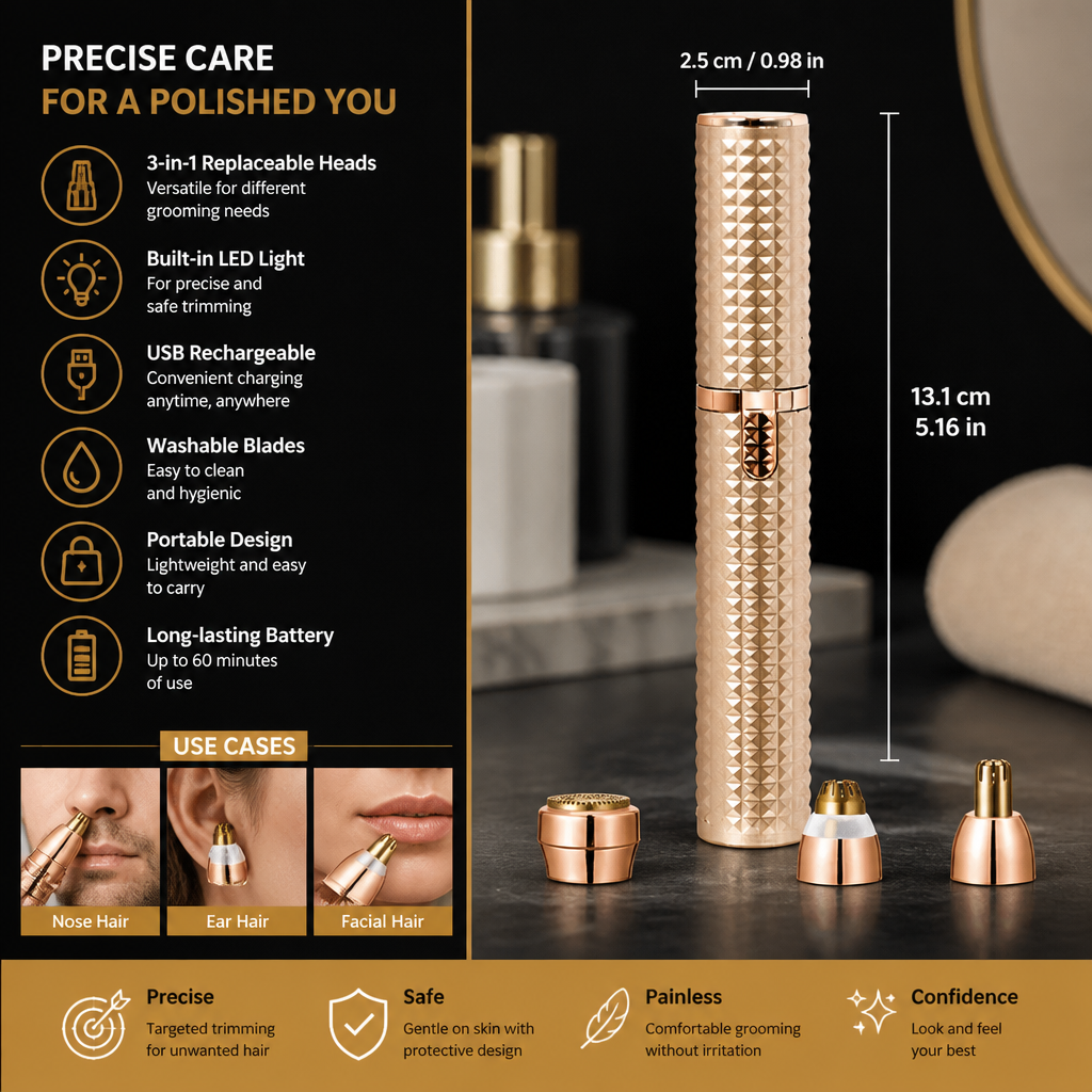 3-in-1 Precision Electric Beauty Trimmer