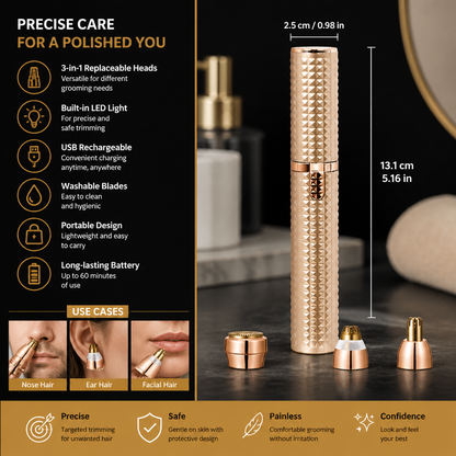 3-in-1 Precision Electric Beauty Trimmer