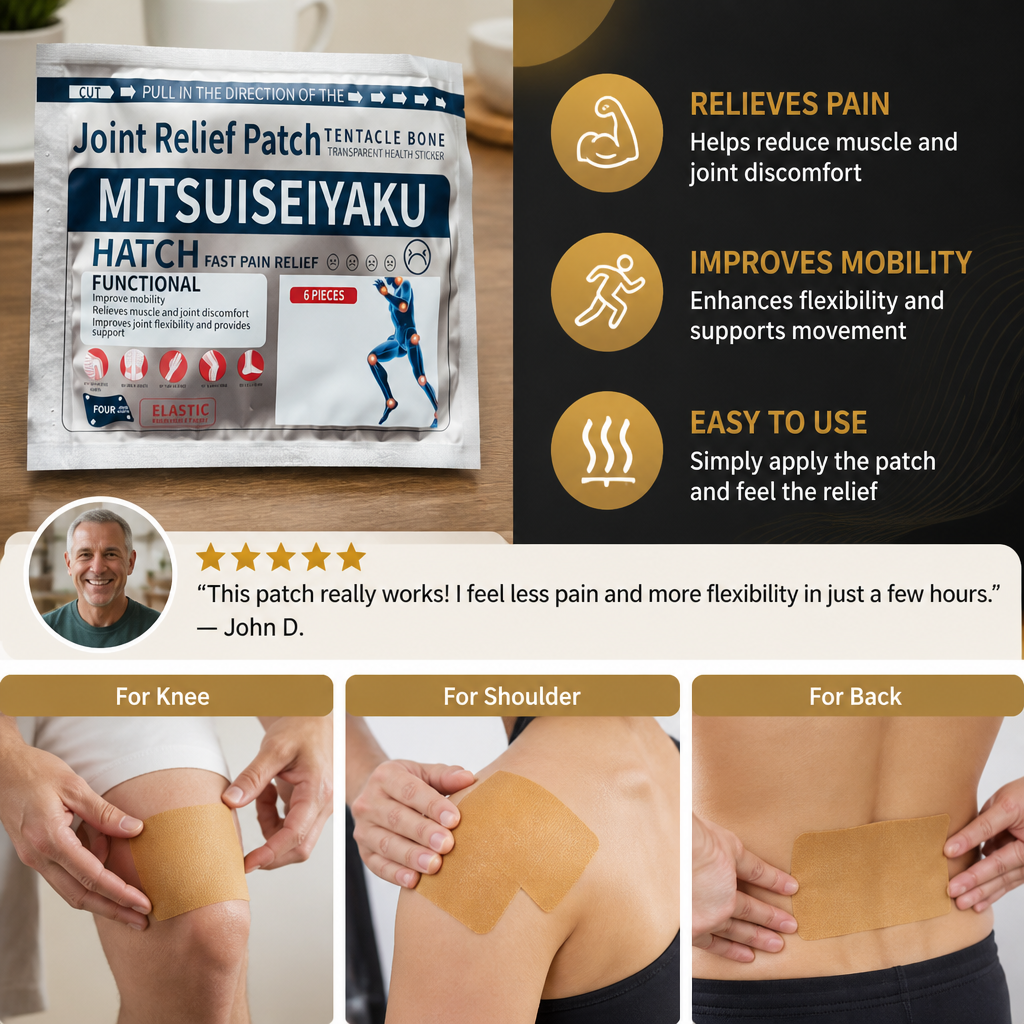 Herbal Ginger Pain Relief & Joint Comfort Patch