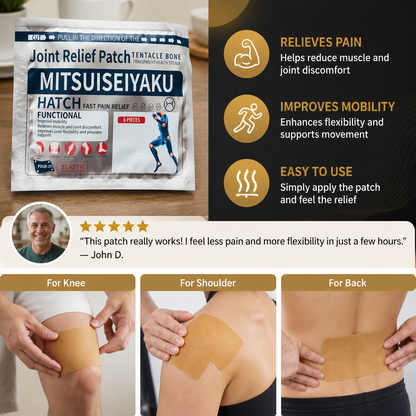 Herbal Ginger Pain Relief & Joint Comfort Patch