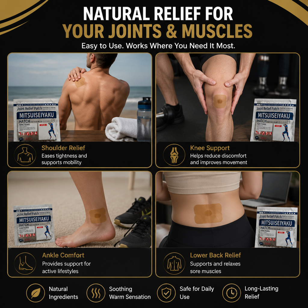 Herbal Ginger Pain Relief & Joint Comfort Patch