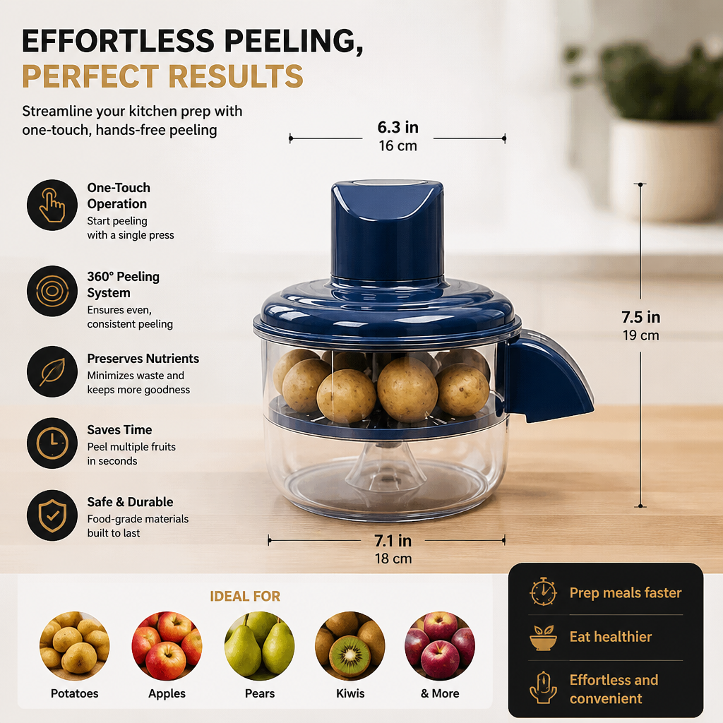 Automatic Hands-Free Electric Peeling Machine