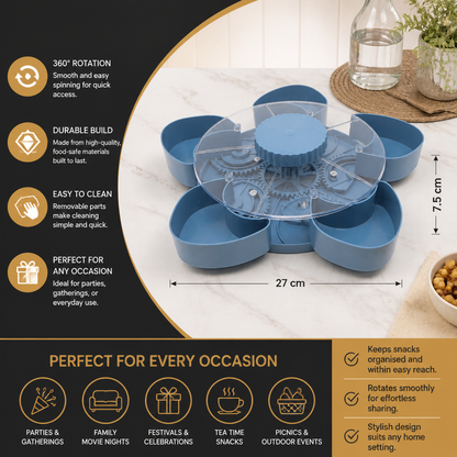 Rotating Snack Serving Tray
