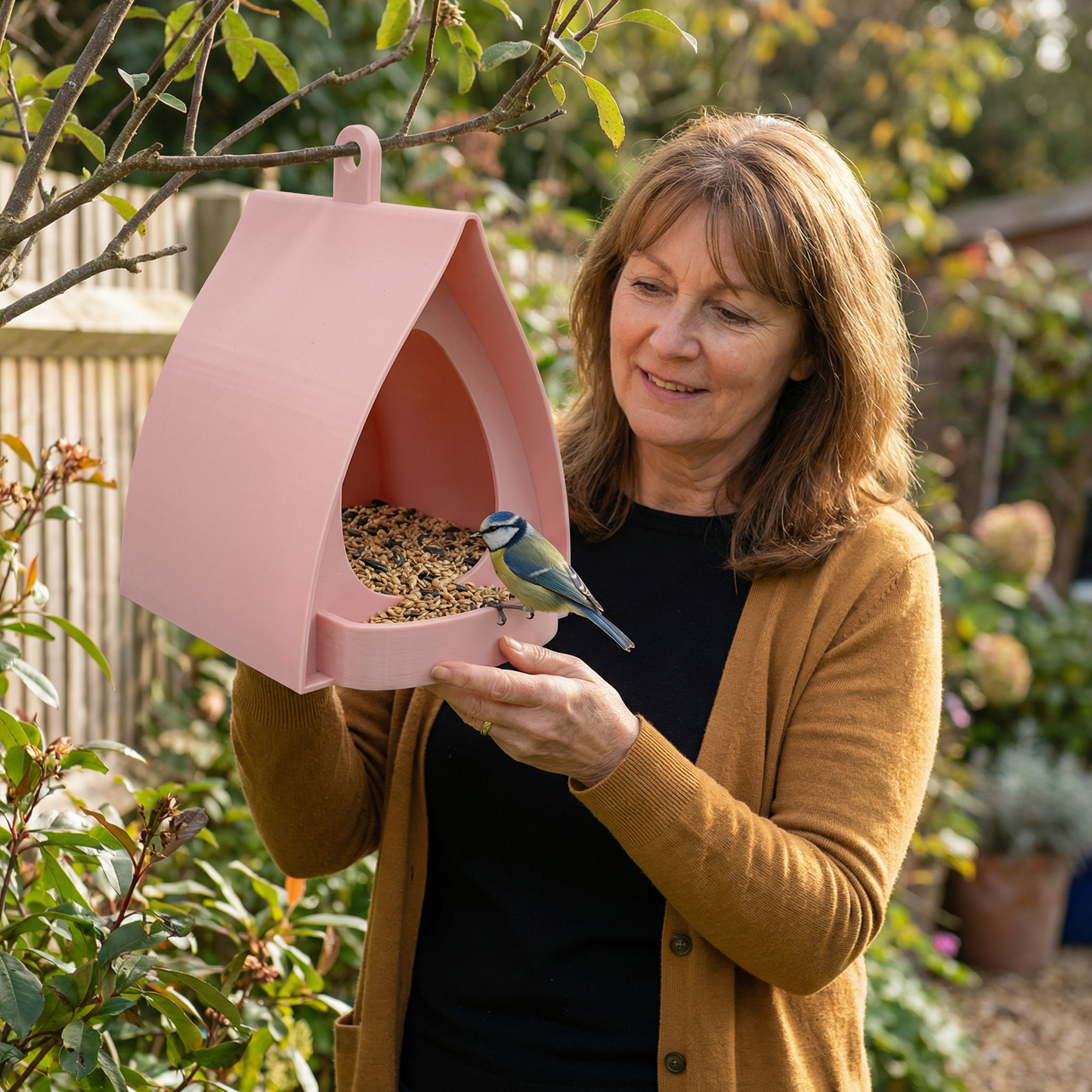 Hanging Bird Feeder – Large Capacity for Garden & Balcony