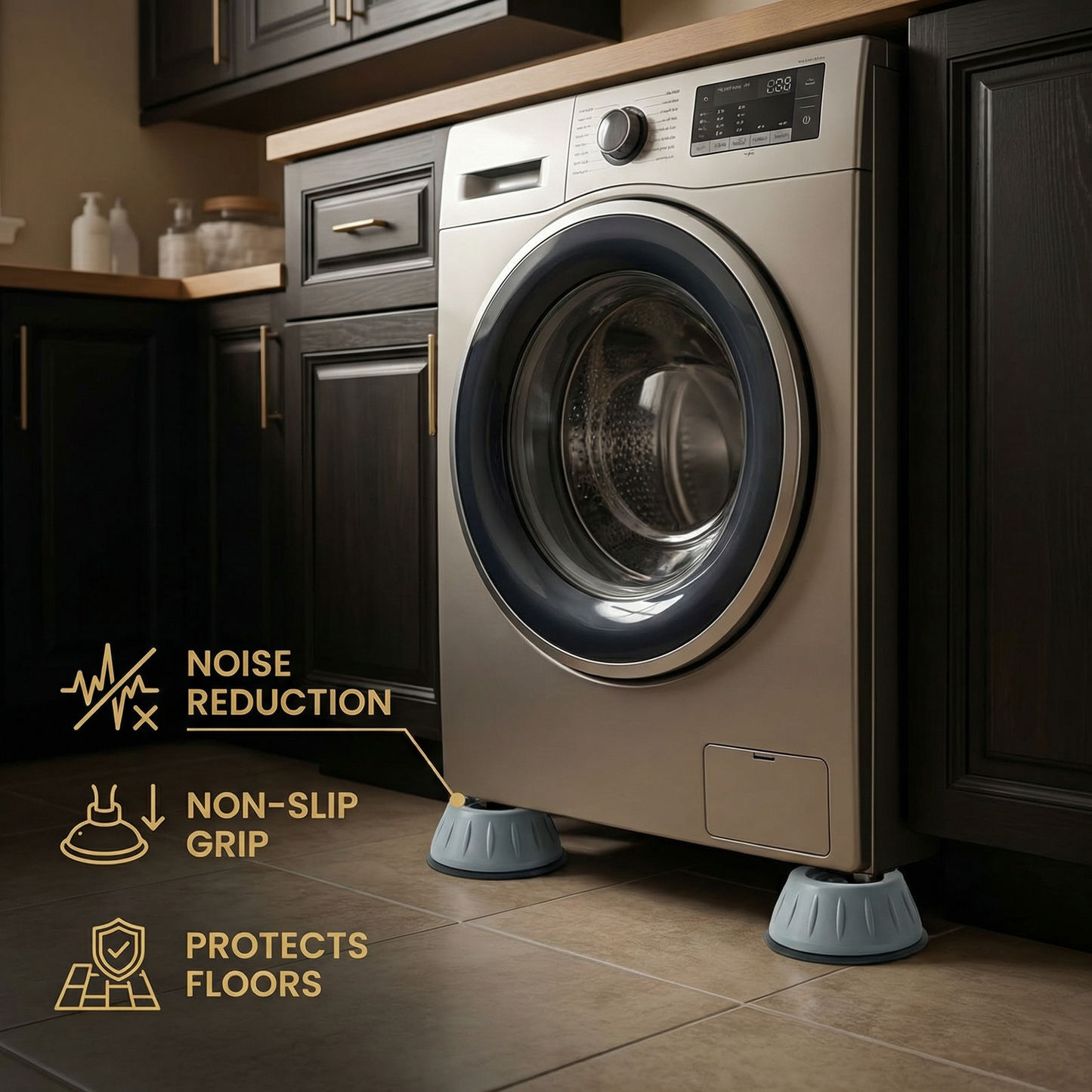 Anti-Vibration Pads for Washing Machine – Non-Slip & Noise Reduction