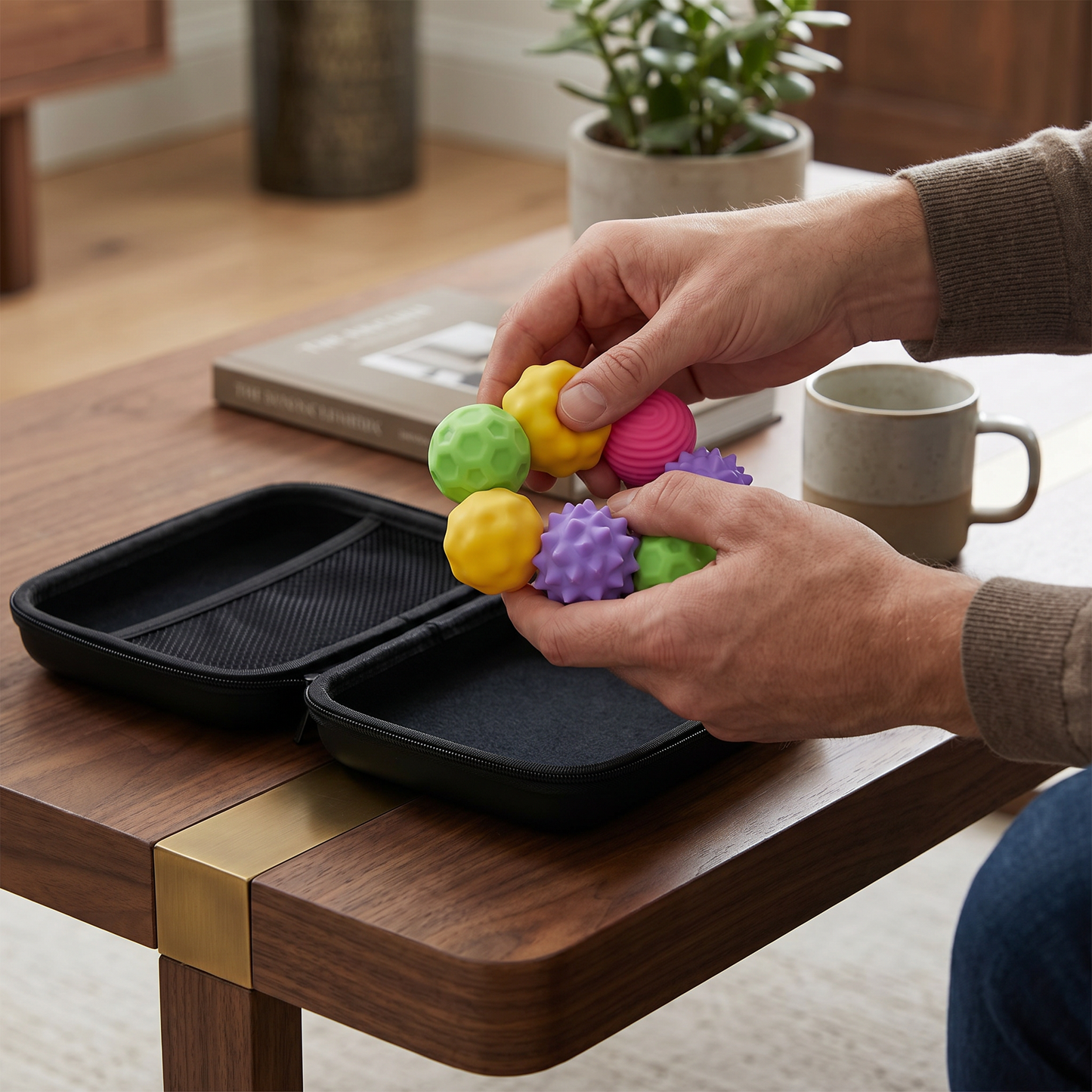 Magnetic Silicone Balls – Sensory Fidget Toy for Stress Relief and Relaxation