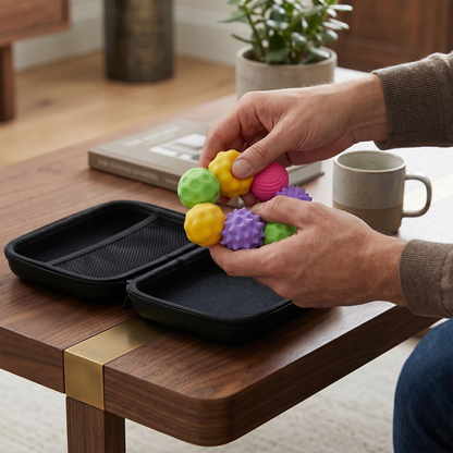Magnetic Silicone Balls – Sensory Fidget Toy for Stress Relief and Relaxation