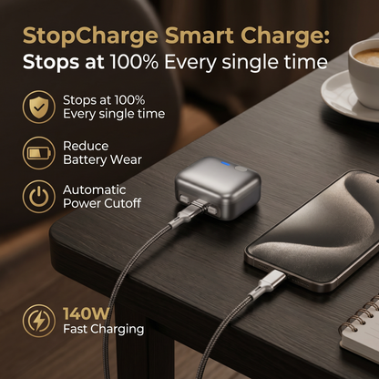 Premium 140W Fast Charger with Auto Shut-Off Technology