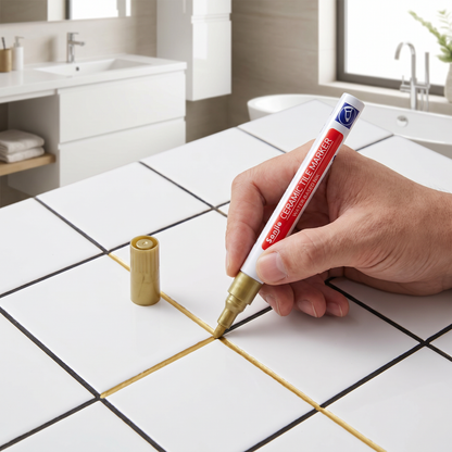 Anti-mold & waterproof grout pen for tiles