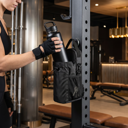 Magnetic Water Bottle Holder Bag with Strong Grip for Gym and Active Use