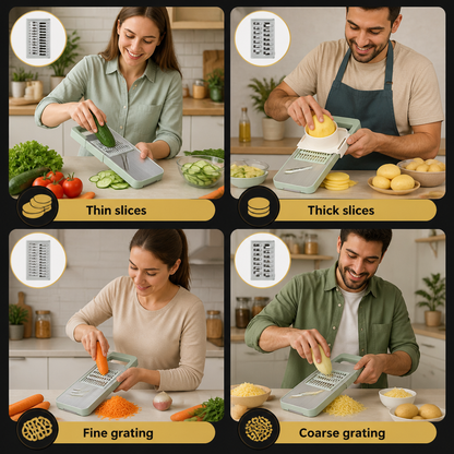 6-in-1 Multifunctional Vegetable Slicer & Grater
