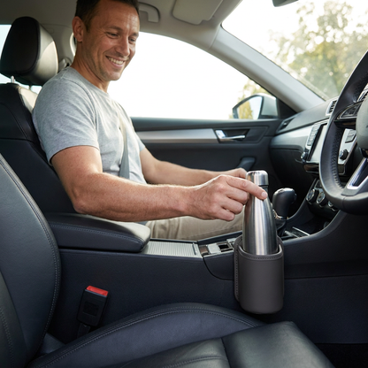 Universal Car Cup Holder & Multi-Purpose Storage Organizer for Bottles and Accessories