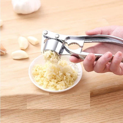 Stainless Steel Garlic Press Crusher
