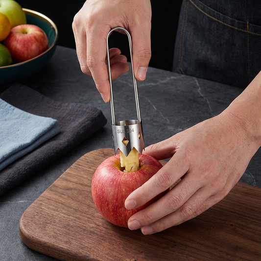 Stainless Steel Fruit Corer – Multifunctional Tool for Easily Removing Cores from Fruits & Vegetables