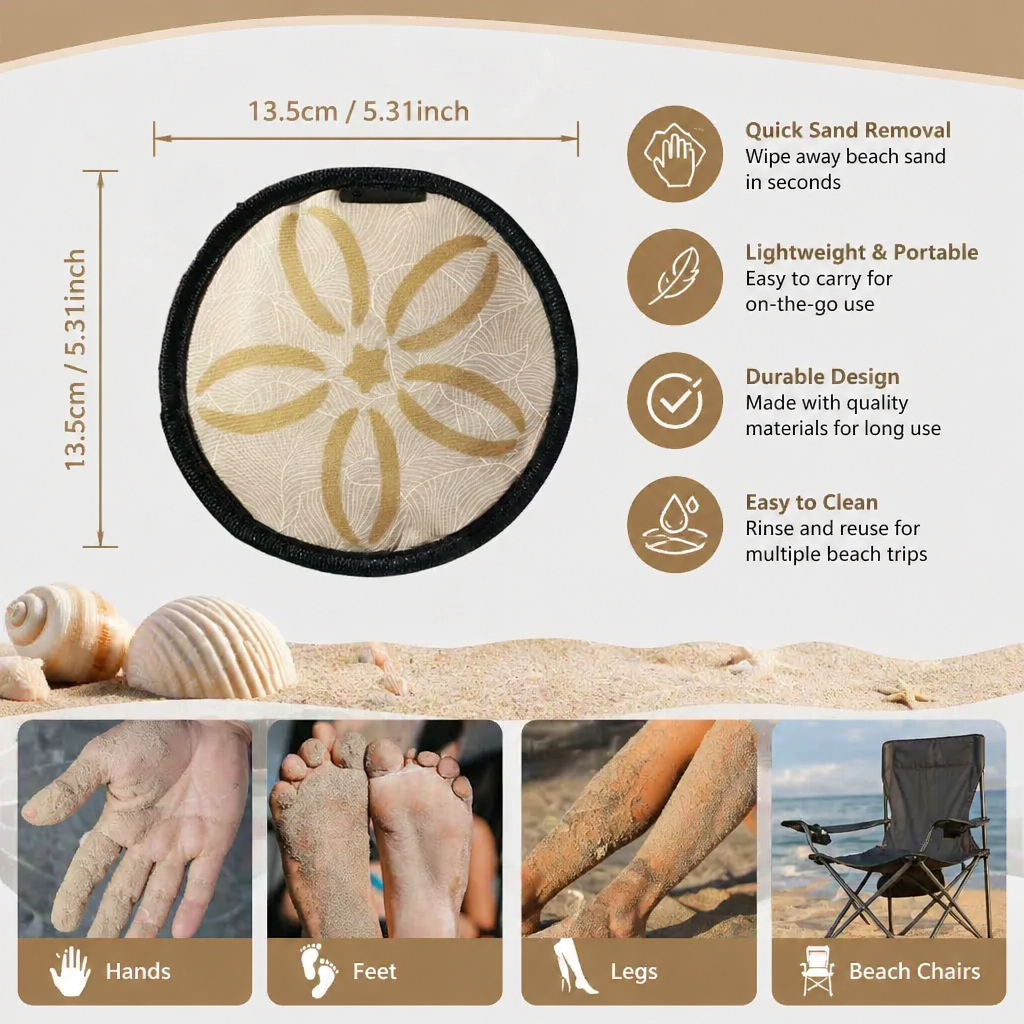 Beach Sand Cleaner – Practical Tool for Quick Sand Removal for Beach Activities