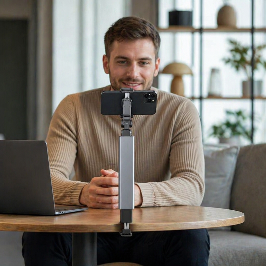 Travel Phone Holder – Foldable and Adjustable Stand for Comfortable Use On the Go
