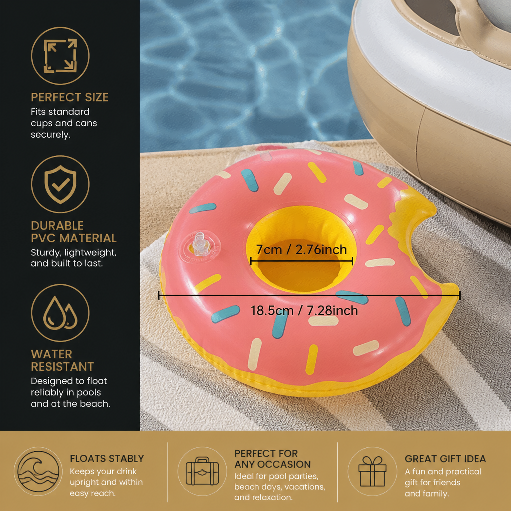 Floating Drink Holders – Practical Coasters for Pool & Beach