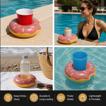 Floating Drink Holders – Practical Coasters for Pool & Beach