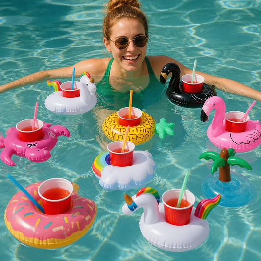 Floating Drink Holders – Practical Coasters for Pool & Beach