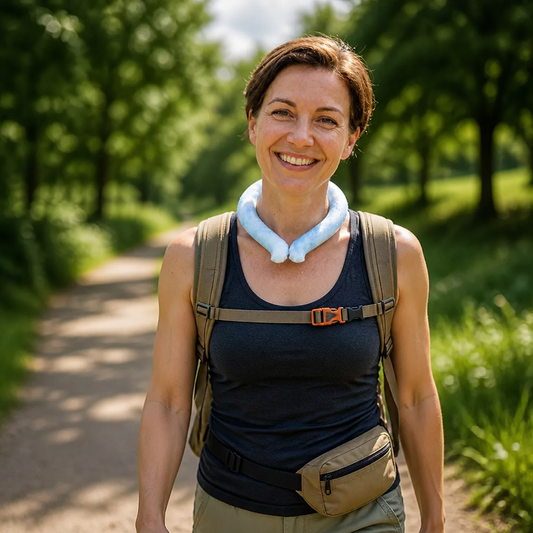 Self-Cooling Neckband – Reusable Cooling Band for Hot Days, Sports & Outdoor Use