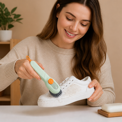 Multifunctional Cleaning Brush – With Integrated Liquid Dispenser for Versatile Applications