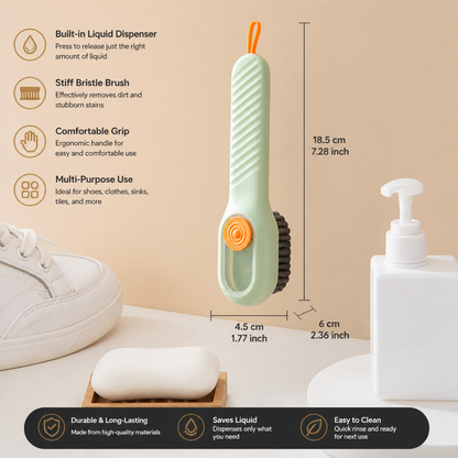 Multifunctional Cleaning Brush – With Integrated Liquid Dispenser for Versatile Applications