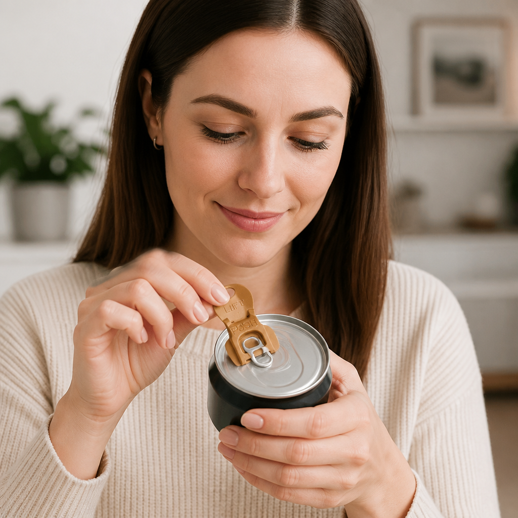 Compact Can Opener – Effortless Opening with Reliable and Dustproof Seal