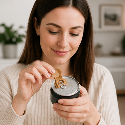 Compact Can Opener – Effortless Opening with Reliable and Dustproof Seal