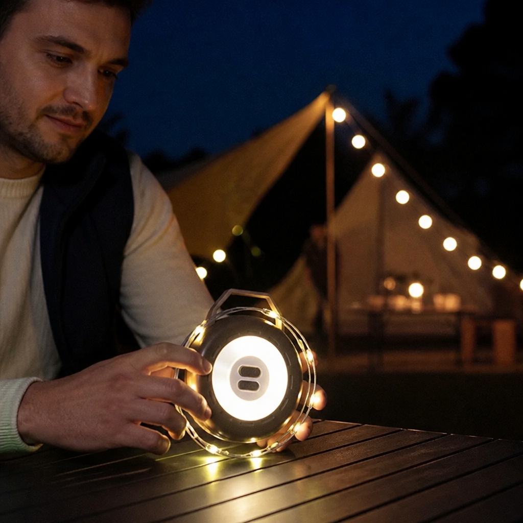Retractable String Lights