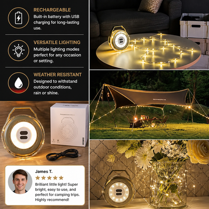 Retractable String Lights
