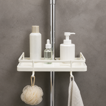 Bathroom Pole Shower Storage Rack Holder