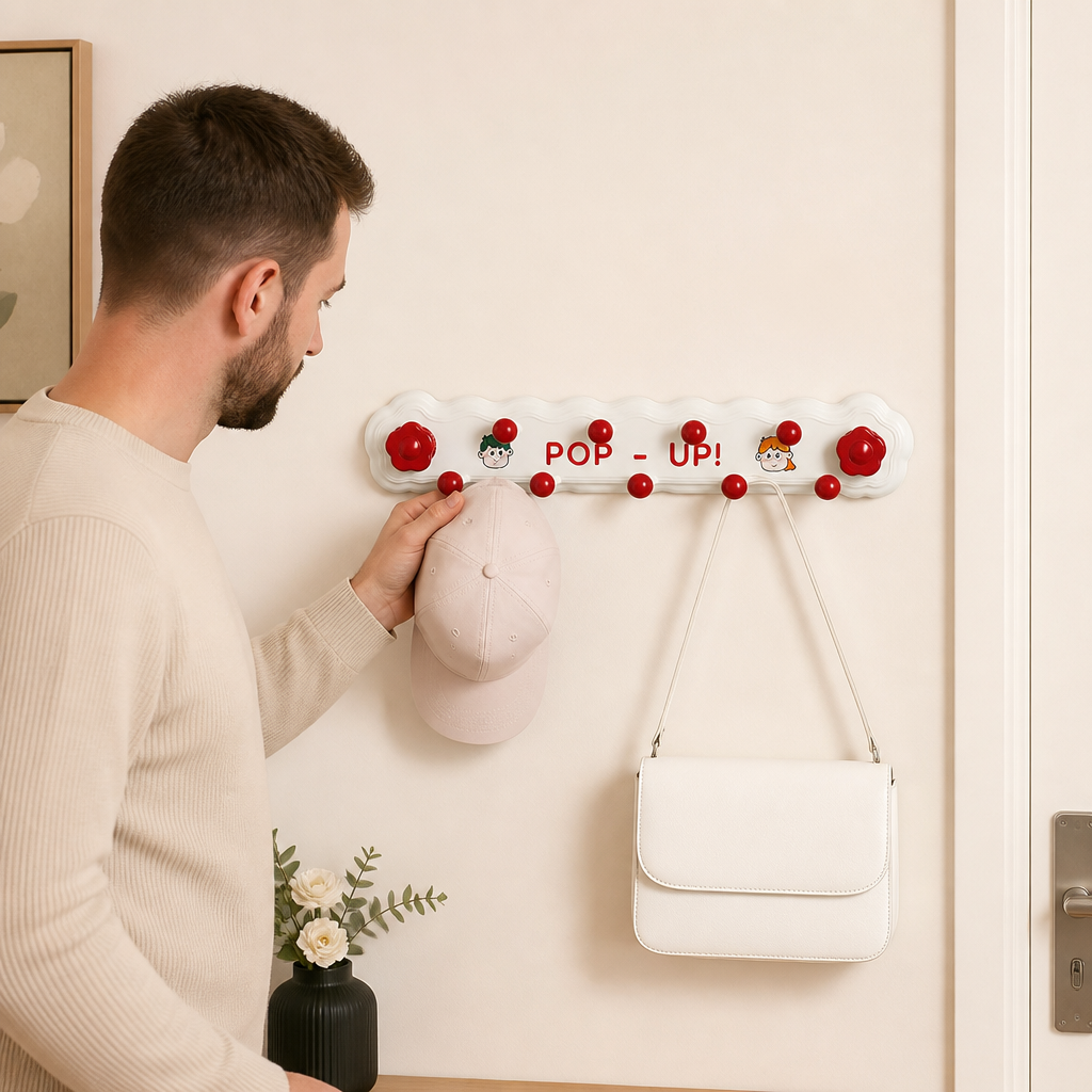 Heavy-Duty Suction Cup Hook Rail