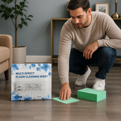 60 Pieces Multi-Surface Floor Cleaning Wipes for Wood, Tile & Laminate