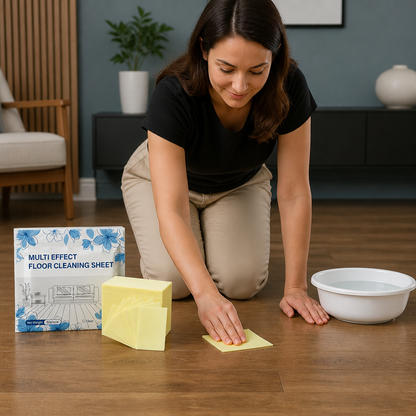 60 Pieces Multi-Surface Floor Cleaning Wipes for Wood, Tile & Laminate