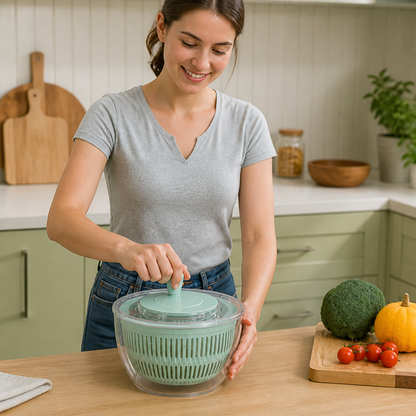9-in-1 Manual Spinner & Slicer Vegetable and Salad Prep Set