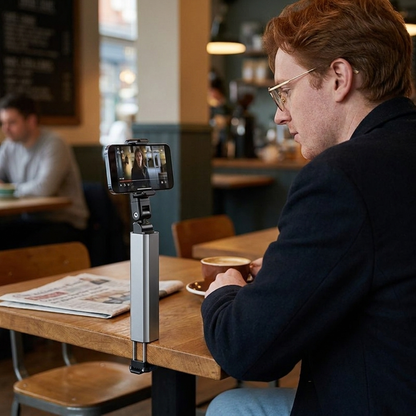 Travel Phone Holder – Foldable and Adjustable Stand for Comfortable Use On the Go