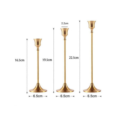 Elegant Golden Candle Holder
