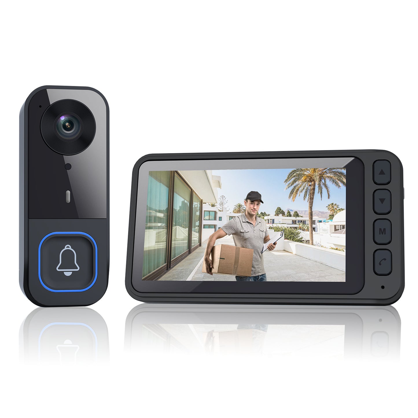 Wireless Smart Video Doorbell Camera – HD Security with Two-Way Talk & Motion Alerts