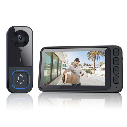 Wireless Smart Video Doorbell Camera – HD Security with Two-Way Talk & Motion Alerts